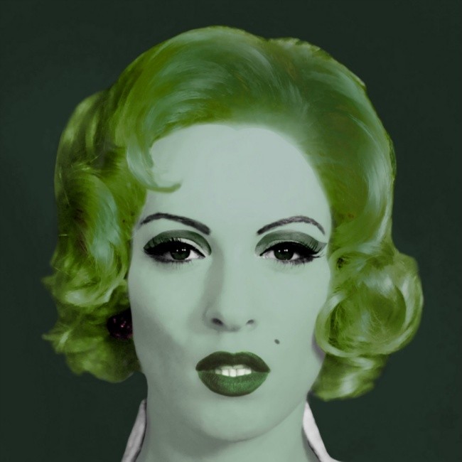 Warholian Monroe - green